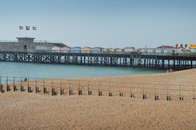 "Take a walk along the promenade and enjoy the scenic views of the sea and the pier."
