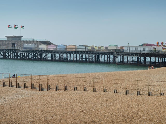 "Take a walk along the promenade and enjoy the scenic views of the sea and the pier."