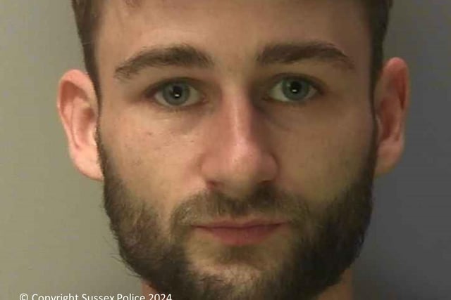 Two men who caused a collision which left two teenagers seriously injured in Hastings have been sentenced. Liam Hide, 22 (pictured), and Dillon Beeching, 23, caused the collision in Frederick Road. Beeching deliberately drove his vehicle across the path of two teenage boys riding a stolen motorcycle. The boys, who cannot be identified for legal reasons, sustained serious injuries in the collision. Both Beeching and Hide then proceeded to assault the boys as they lay injured on the ground, before members of the public intervened and police arrived. At Chichester Crown Court on January 19, Hide and Beeching were jailed for causing grievous bodily harm with intent and actual bodily harm with intent. They had attempted to take the law into their own hands rather than allow the police to investigate. The court was told how Hide had reported his motorcycle stolen to police at about 9.30am on July 20, last year. He told police that if his vehicle was not found by midday that day he would cause serious harm to those who had taken it. In the afternoon he met with Beeching who was driving a blue BMW. Together they located the stolen motorbike in Frederick Road at 2.35pm. Beeching drove across the road into the path of the motorcycle, causing a head-on collision. The boys riding on the motorcycle sustained serious injuries. Hide and Beeching were then seen to continue their assault on the boys. One rider had his helmet removed and was then dragged across the road and further assaulted. Hide, 22, formerly a retail worker of Ashford Road, Hastings, was found guilty of causing grievous bodily harm with intent and actual bodily harm with intent after a trial. He was sentenced to six years in prison.
