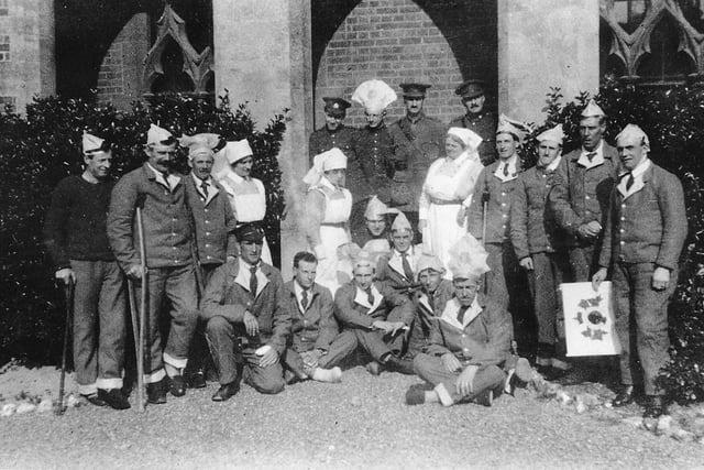 Soldiers at the All Saints Convalescent Hospital