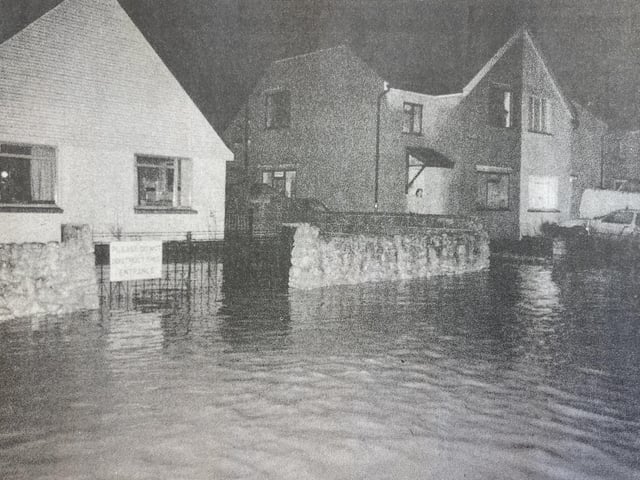 Flooding in Appledram Lane North.