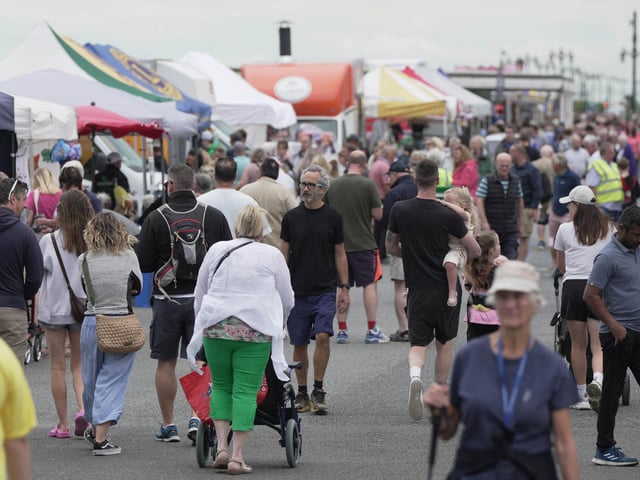 The seafront market was held on Saturday and Sunday while a funfair runs for ten days around the festival