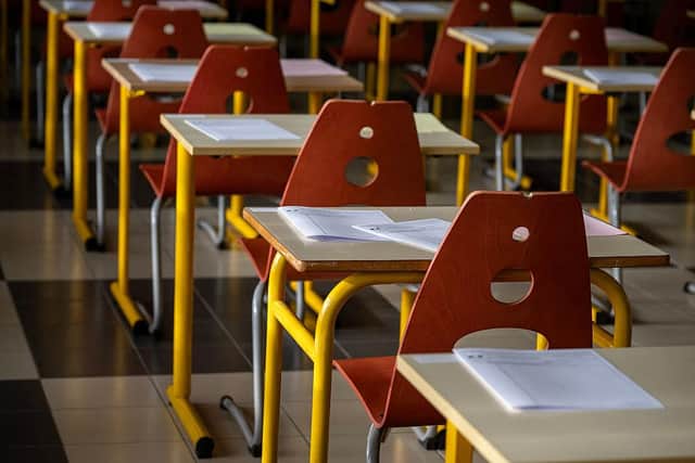 Pupils at a Horsham secondary school are now finishing early on Fridays, after governors approved a change to the school week earlier this year. (Photo by MIGUEL MEDINA / AFP via Getty Images)