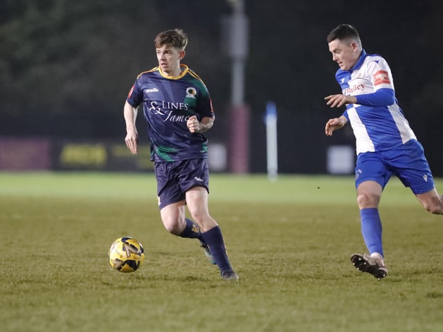 Horsham FC in action at Hornchurch in the Isthmian premier division