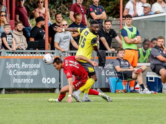 Action from Worthing v Eastbourne Borough