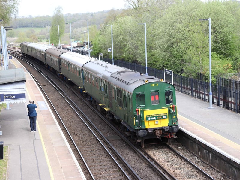 The new station at Robertsbridge Junction officially opens. Photo by Kevin Boorman.