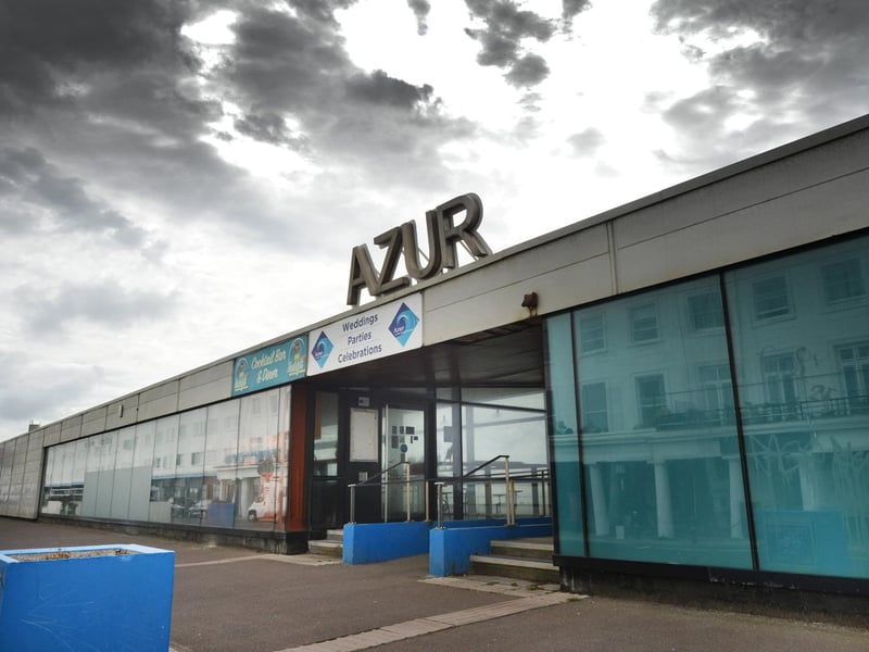 The Azur on St Leonards seafront photographed on Sept 2 2026.