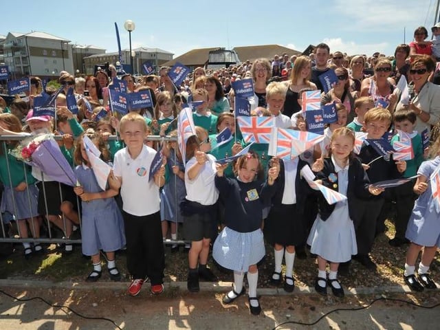 Eastbourne Looking Back: Earl and Countess of Wessex name the town's new lifeboat in 2012