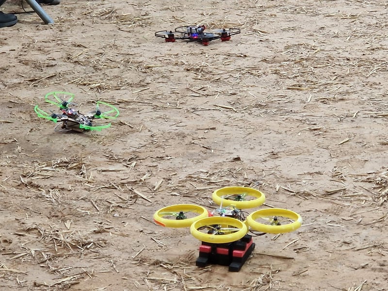 Drones in the Abergavenny Building