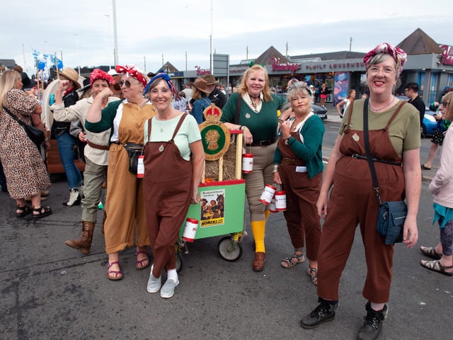 Hastings Old Town Carnival Week 2024: Pram Race. Photo by Frank Copper.