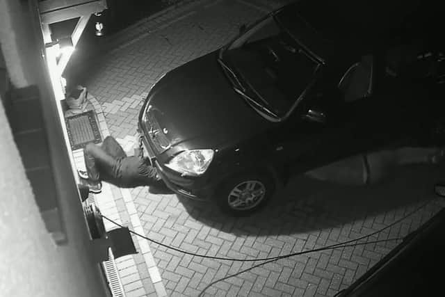More catalytic converter thefts targeting hybrid cars in Hastings (photo from Hastings Police video)