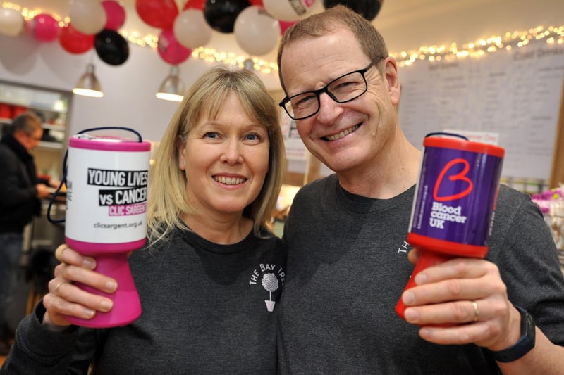 The Bay Tree at The Orchards in Haywards Heath held a fundraiser on Saturday, February 4, and will give the day's takings to Blood Cancer UK and Young Lives vs Cancer