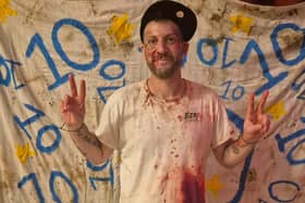 Davey Ezra, founder and creative director of Ezra Immersive, has brought his first original production, RSVP, to Warnham Village Hall this October. (Photo: Maddi Masters)