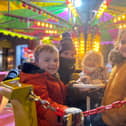 Fairground rides were a hit with the little ones.