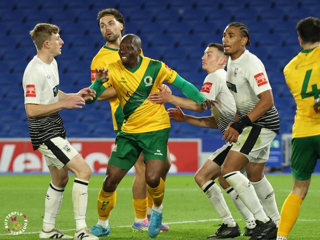 James Hammond’s majestic 95th minute free-kick clinched Horsham FC’s first league and Sussex Transport Senior Cup double in the club’s history.