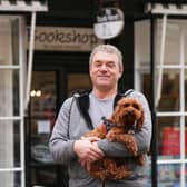 James said the shop had ‘always been famous for its dogs’, and so, will be bringing in his family cockapoo, Essie. Photo: Eddie Mitchell