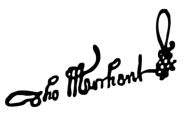 Thomas Marchant's signature