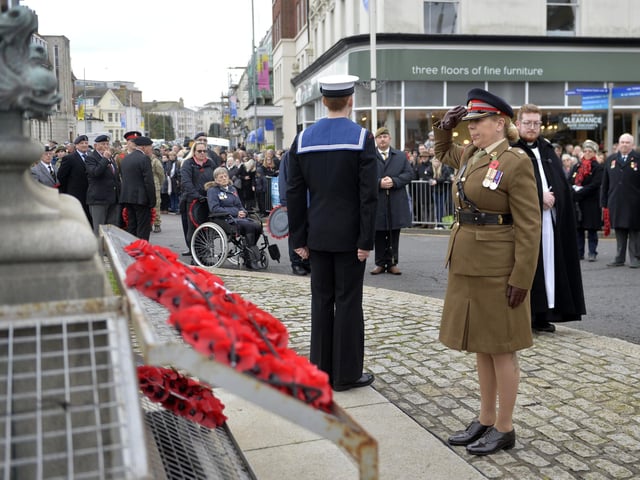 Eastbourne Remembrance Sunday Service (Photo by Jon Rigby)