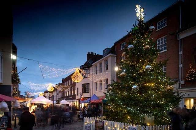 Festive cheer returns to shopping in Chichester this Christmas
