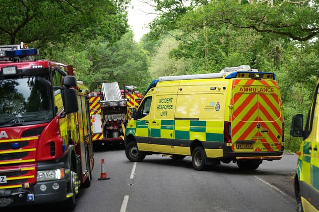 ‘All residents’ have been accounted for following a house fire that closed a road in West Sussex, the fire service have said.