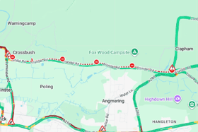A27 closure on AA Traffic News