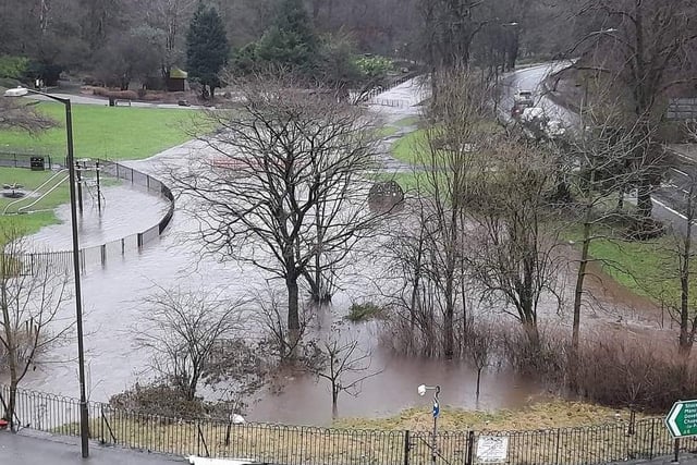 Another image of Ashwood Park in Buxton, captured by Angela Bowder at 4pm on Sunday