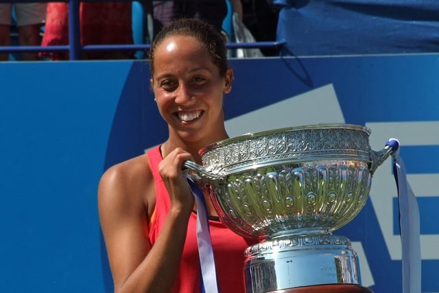 That year's winner, Madison Keys, from the United States