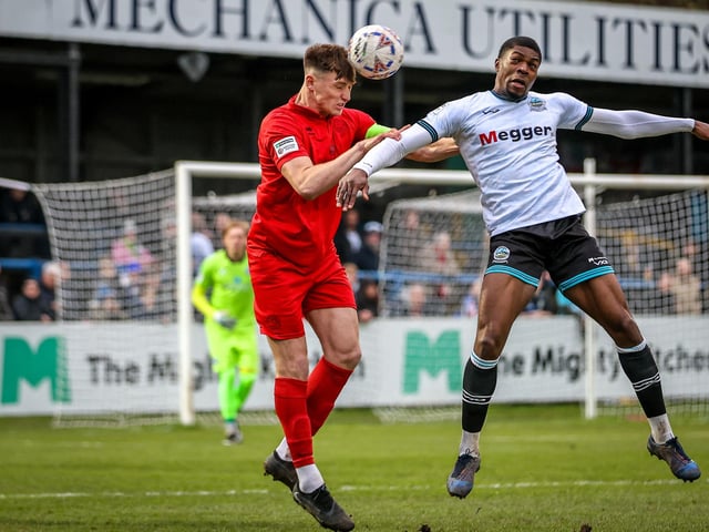 Action from Eastbourne Borough's brilliant 5-2 win away at Dover Athletic in the National League South