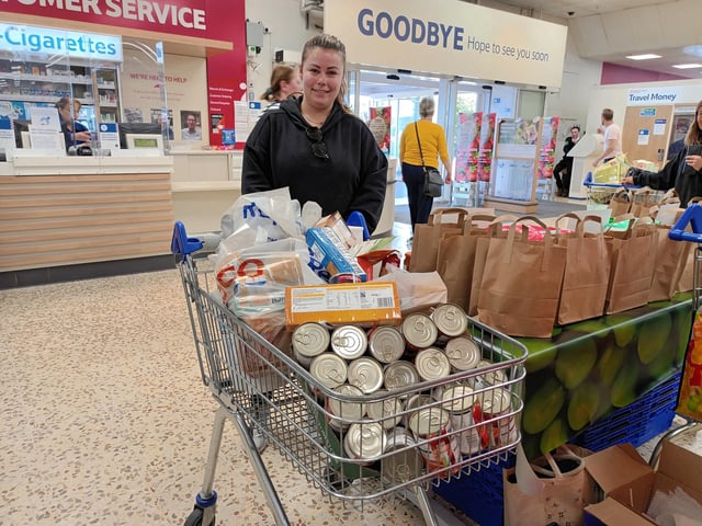 Eastbourne Foodbank's summer collection at Tesco stores throughout the town