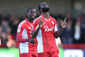 Tobi Adeyemo celebrates his goal | Picture: Natalie Mayhew/Butterfly Football
