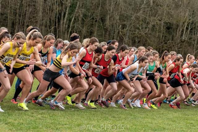 Lewes AC's women were at the forefront of the senior race at Stanmer | Picture: AC_PHOTS - Andy Cox