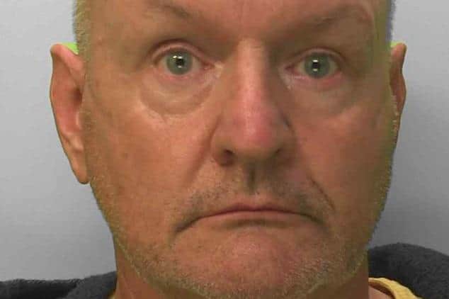 Brian Hoad, 66, of Kings Road in Lancing was sentenced to 18 years in jail and told he must serve a minimum of two thirds of that sentence before being eligible for parole, police said. Photo: Sussex Police