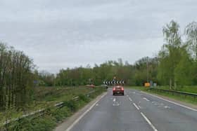 There have been reports of a crash on the A2011 Crawley Avenue Eastbound. Photo: Google Street View