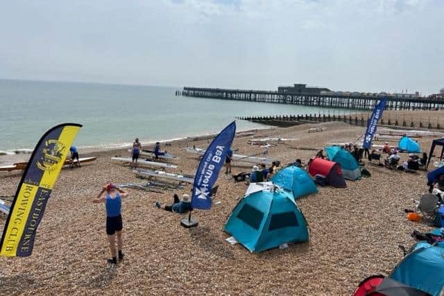Hastings beach