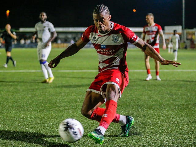 Action from Eastbourne Borough's 2-1 National South win at Havant