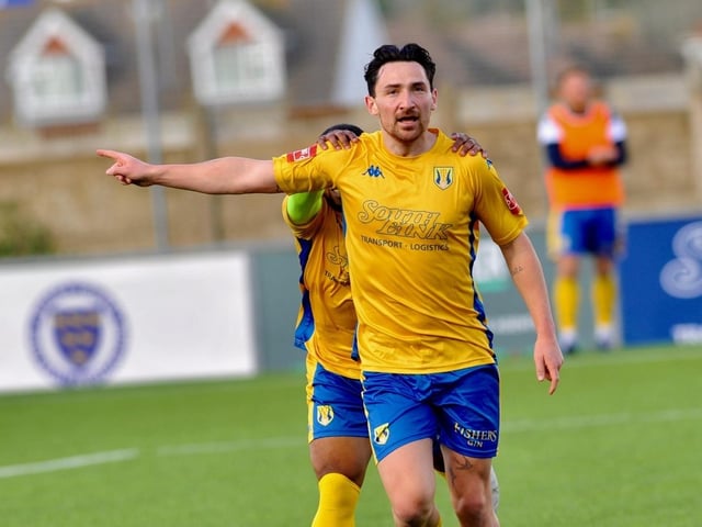Action and goal celebration's from Lancing's win over Three Bridges
