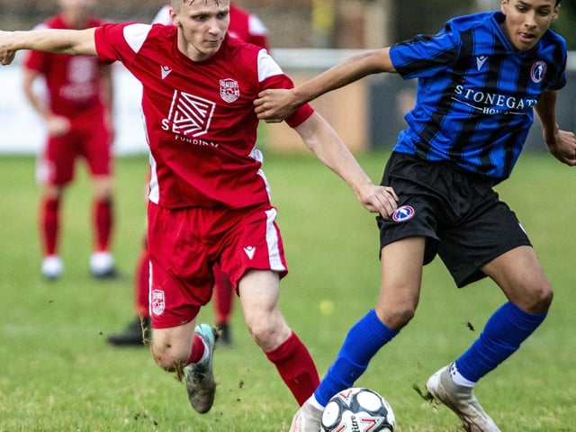 Seaford v Dorking Wanderers B in the SCFL Division 1