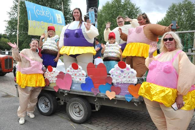 One of the floats in the carnival parade at last year's Ashington Festival. Pic S Robards SR2208201
