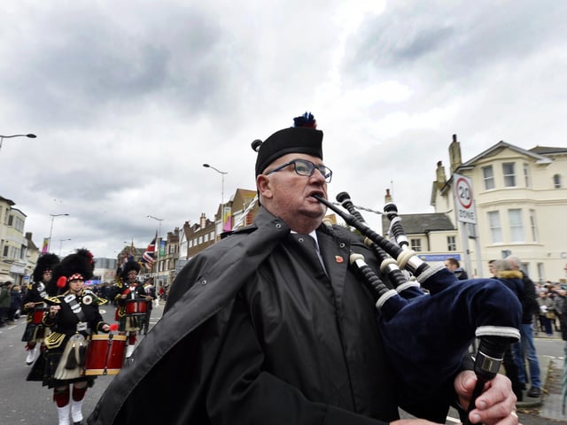 Eastbourne Remembrance Sunday Service (Photo by Jon Rigby)