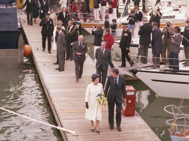 The Brighton Marina was opened by Her Majesty the Queen on May 31st 1979 and David Nicholls was appointed to be the official photographer for the occasion.
As we celebrate the Queen's Platinum Jubilee, David has kindly shared his photographs from the day with us.