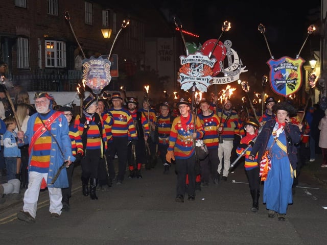 Hastings Bonfire 2026. Photos by Andrew Clifton
