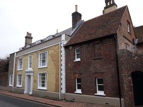 Lee Payne from Richard Soan Roofing Services won the Building Craft Award for work to Southover Old House,Lewes