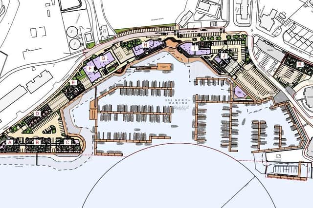 Newhaven Marina application site
