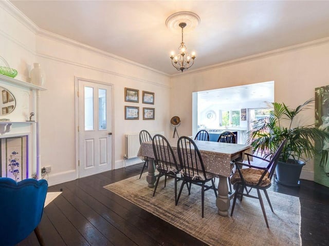 Offers over £850,000 are invited for this five-bedroom, semi-detached house in Heene Road, Worthing, which comes to the market with Michael Jones Estate Agents chain free