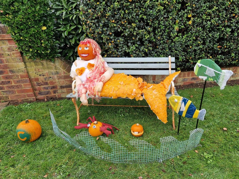 Ferring Scarecrow Festival from October 26 to November 3, 2024, is a feast for the eyes and the senses, with interactive displays and comical scenes to delight and amuse people of all ages. Purchase a map for £1 at The Orange Tree and support the fundraising for The Community Dementia Hive at Beehive Care in Ferring.