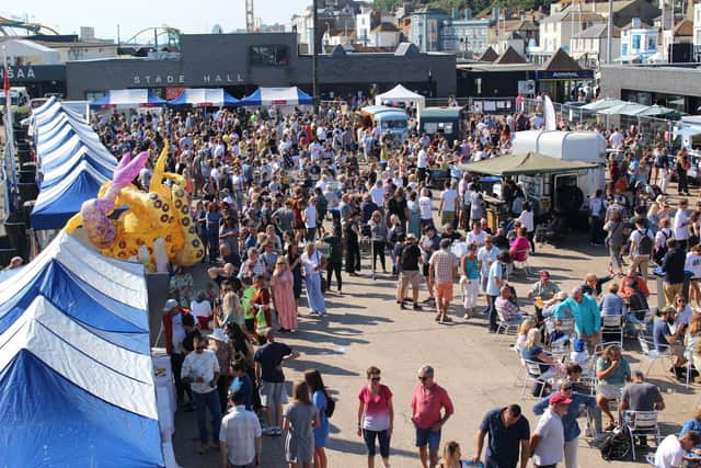 Hastings Seafood and Wine Festival in 2021. Photo by Kevin Boorman