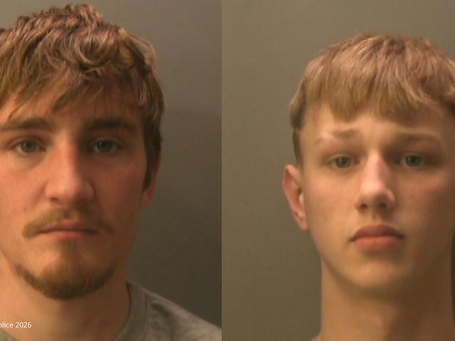 An 18-year-old man and a 25-year-old man have been jailed following robbery spree in Eastbourne. The pair committed multiple robberies on December 27. 5.11pm: Police receive a report of a robbery at Aldi in Lottbridge Drive. Two men stole a pack of beer and bottle of alcohol, and assaulted staff. 7.20pm: Police receive a report of a robbery at Co-op in Cornfield Road. Staff were assaulted by two men stealing a pack of beer and other items. 7.48pm: Police receive a report of a robbery of a person in Lismore Road. A 50-year-old man was dragged from his car and physically assaulted by two men who also stole his phone and jacket. Enquiries began and officers identified the Louis Thornton, 18 (right), and Liam Kerwin, 25 (left), for the shop robberies. Speedy work by officers meant that they were located and arrested that evening (December 27) at around 8pm. Thornton was arrested on suspicion of robbery, and Kerwin was arrested on suspicion of theft from a shop and assault of a constable executing his or her duty. Following investigation, the duo were arrested on suspicion of further offences on December 28. Kerwin was arrested on suspicion of two counts of robbery, and charged the same day with all four offences. Thornton was arrested on suspicion of two additional counts of robbery and was charged the same day with all three offences. The pair appeared at Brighton Magistrates’ Court on December 30 and were remanded into custody. Kerwin and Thornton appeared at Lewes Crown Court on January 26 where they both pleaded guilty to all charges and were remanded back into custody ahead of their sentencing. On February 13, the pair appeared at Lewes Crown Court. Louis Thornton, 18, of no fixed address, was jailed for two years and eight months. Liam Kerwin, 25, of no fixed address, was jailed for four years and two months and given a five-year Criminal Behaviour Order (CBO) the includes a requirement to wear a location monitoring tag for one year.