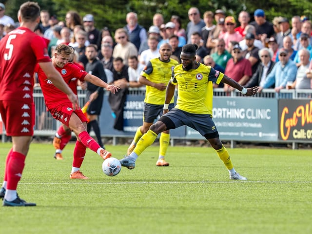 Action from Worthing v Eastbourne Borough