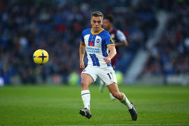 Leandro Trossard of Brighton has many admirers across the Premier League and may be tempted by a move this January
