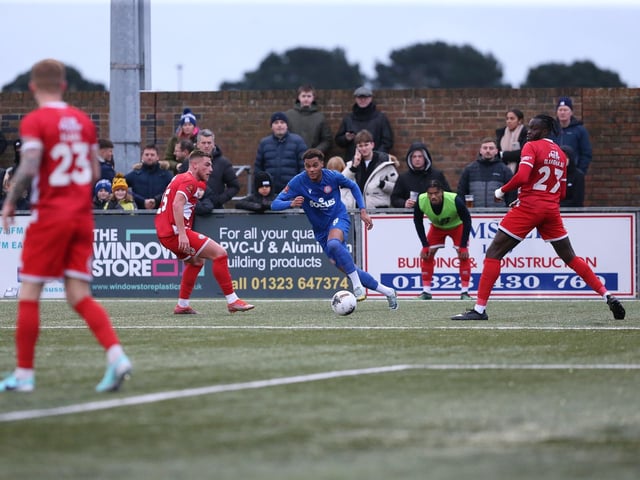 Worthing begin 2024 with a 4-0 win at Eastbourne Borough